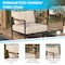 Flash Furniture Black Teak Accented Patio Chair with Cushions GM-201027-1S-GY-GG - alternate 9